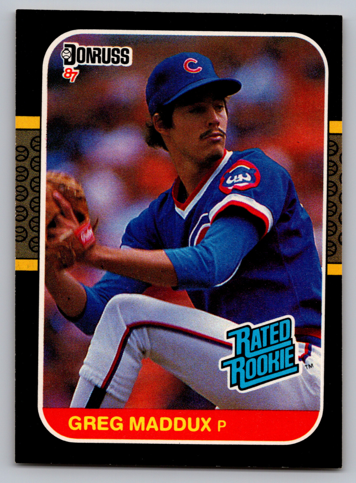 1987 DONRUSS #36 GREG MADDUX CUBS ROOKIE