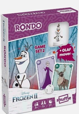 DISNEY FROZEN 2 SHUFFLE RONDO SPIEL SET 2 OLAF - MOVER DECK SPASS