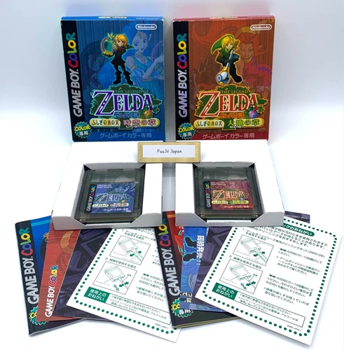 The Legend of Zelda: Oracle of Seasons & Oracle of Ages Gameboy Color Japanese