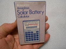 Vintage Sanyo Amorphous Solar Battery Calcula...