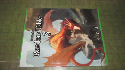 The Book of Random Tables Free Shipping Matt Davids