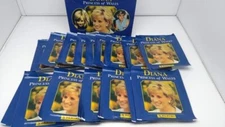 Vintage 20 Packs Princess of Wales Diana 1997 Panini Unopened SEALED RARE