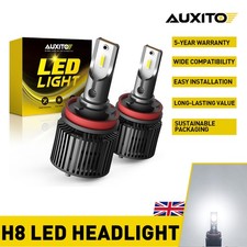 2X H8 H9 H11 LED Car Headlight Headlamp Kit Canbus Error Free 6500K White Bulbs