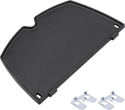 GFTIME Gusseisen Grillplatte 38,86cm für Weber Q200 Q220 Q240 Q260 Q2000 Q2200 Q