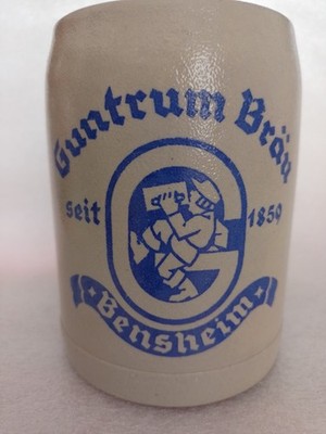 Bierkrug Guntrum Bräu Bensheim.