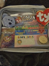Ty Beanie Babies Official Club Bear Platinum Membership Kit w/ Plush Cards