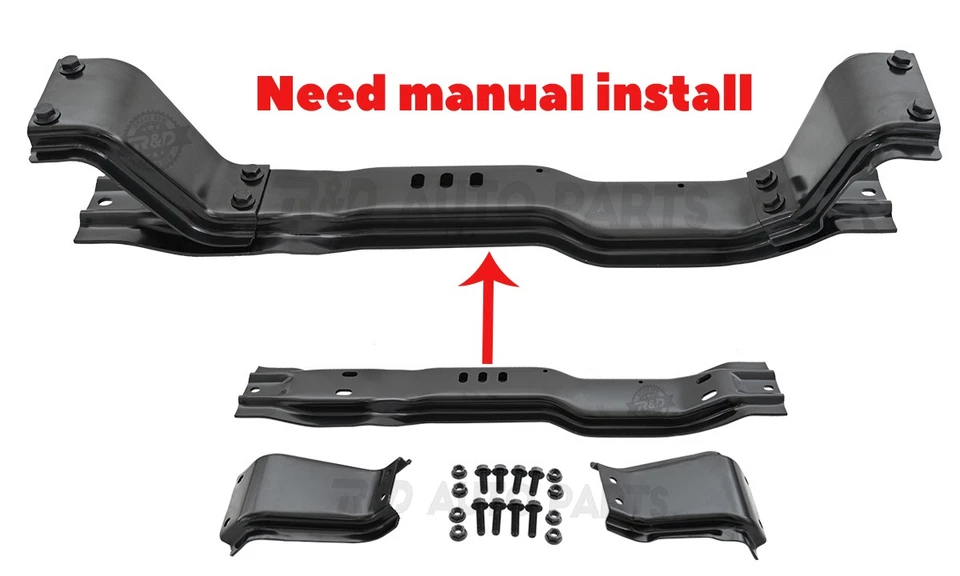 1987-1996 FORD F150 F250 F350 4WD M5OD MANUAL TRANSMISSION CROSSMEMBER 5 SPEED - Image 2 of 4