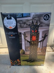 Member's Mark 80" Pre-Lit Animated Haunted Tree Halloween Decoration Decor