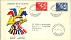 Denmark 1956 København - Nordic Countries Day FDC Cover to USA - D1347