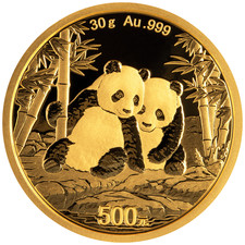 Goldmünze China Panda 2026 - Anlagemünze - 30 gr ST