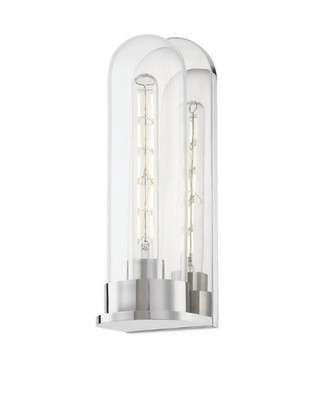 Hudson Valley 7800-PN Polished Nickel Wall Sconce Irwin Collection *NEW*
