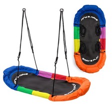 Huśtawka gniazdowa Huśtawka wielodziecięca Huśtawka talerzowa Huśtawka okrągła prostokątna 150 kg🏡