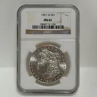 1901-O $1 Morgan Silver Dollar NGC MS-62