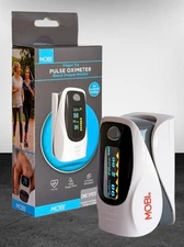 MOBI Digital Fingertip Pulse Oximeter Heart Rate & Oxygen Level Monitor
