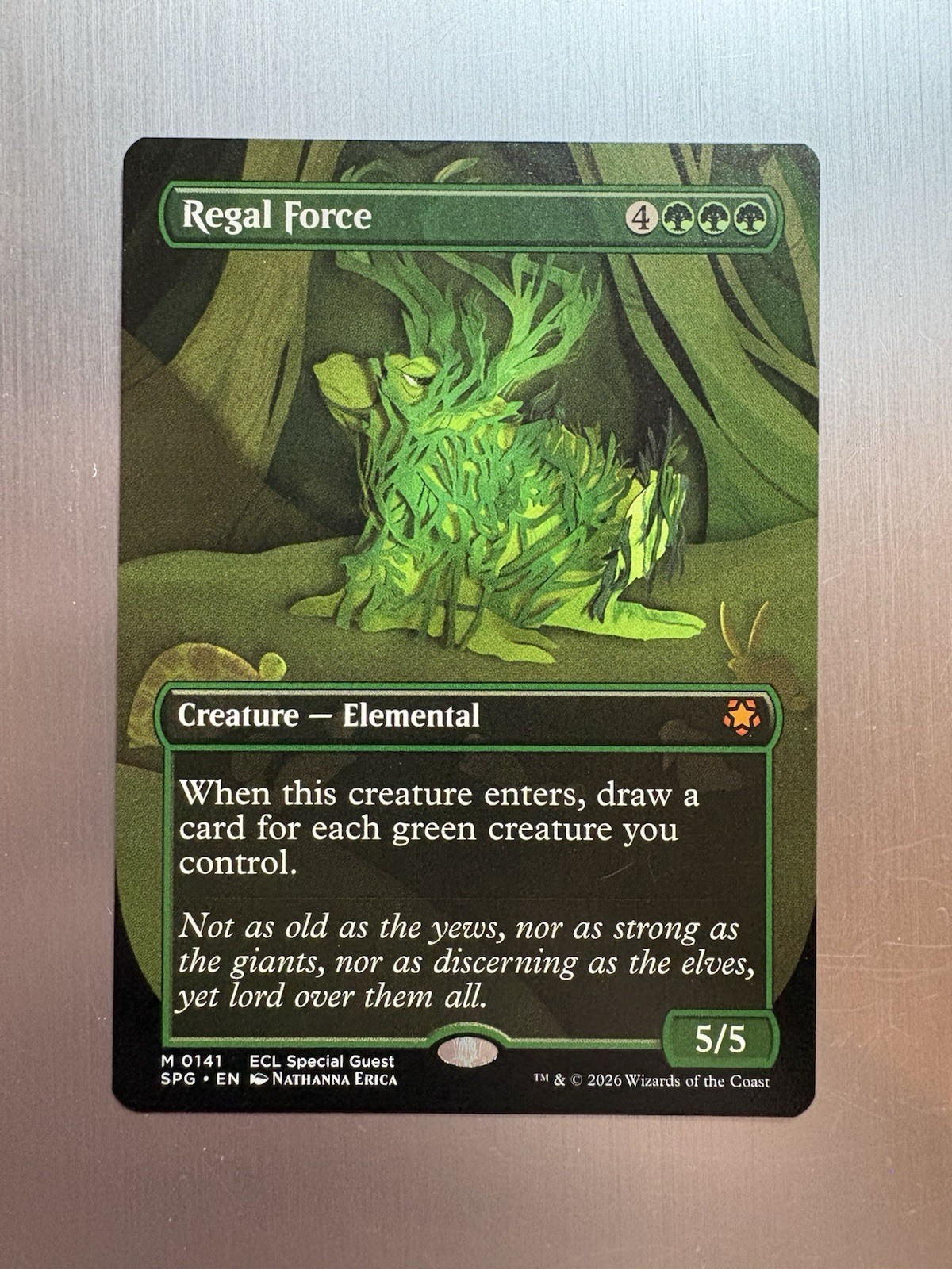 Regal Force - 141 - MTG: Lorwyn Eclipsed - Borderless - Mythic - Special Guest