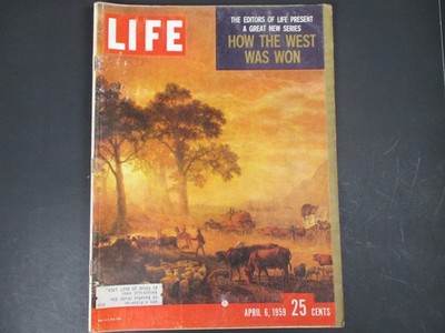 Life Magazine April 6 1959 How The West Was Won FULL ISSUE