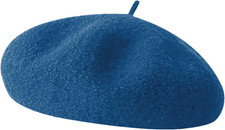 Wool Berets for Women - Classic French Beret Hats for Women and Kids, Solid Colo
