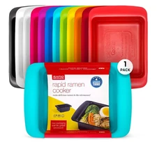Rapid Ramen Cooker, Microwavable, BPA Free, Dishwasher Safe, Teal