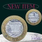 Vintage .999 Fine Silver $10 Gaming Casino Token Hoover Dam!