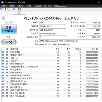 Plextor 256GB SSD MLC Model PX-256M5Pro Official