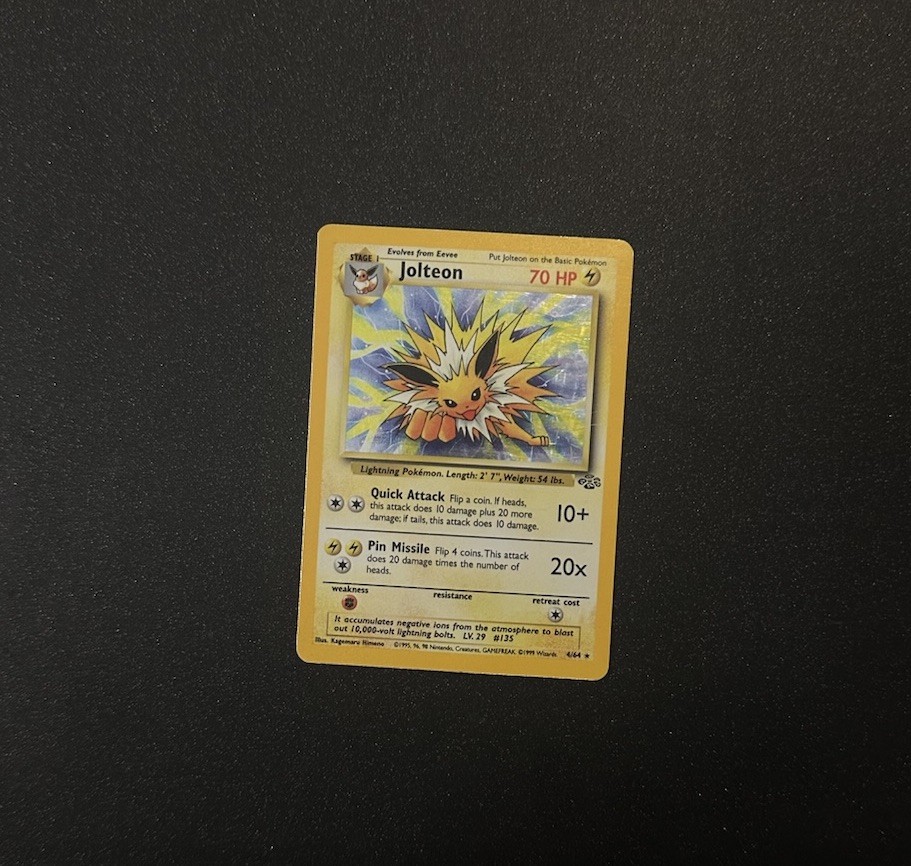 2002 JOLTEON HOLO RARE LEGENDARY COLLECTION POKEMON TCG MINT #14/110
