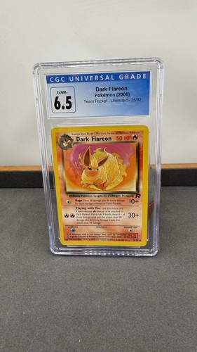 Dark Flareon (Unlimited) graded CGC 6.5 for sale on eBay