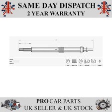 Glow Plug For Nissan Interstar Primastar 2.2 2.5 dCi Diesel 0100226351
