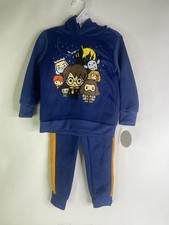 Harry Potter Long Sleeve Hoodie Sweatshirt Top Pants Outfit Set Kids Boys 3T