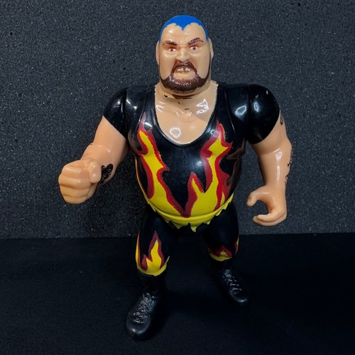 Vintage WWF WWE Hasbro Series 8 Bam Bam Bigelow Ac...