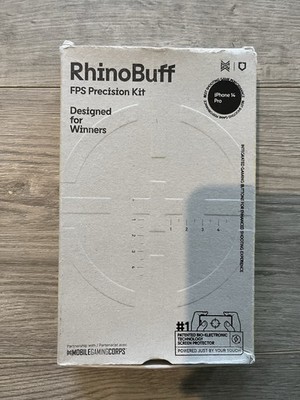 RhinoBuff FPS Precision Kit Gaming Bumper Case Sensor Button iPhone 14 Pro