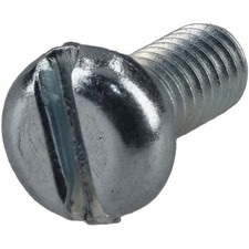 Image of R-TECH Slotted Pan Head Machine Screws BZP M2.5 6mm - Pack Of 100