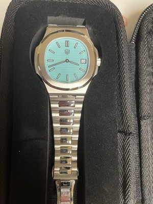 Watchdives Men's 40mm Tiffany Nautilus style 