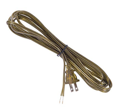 #ad SPT 2 Lamp Cord 10 Feet Antique Brass $21.23