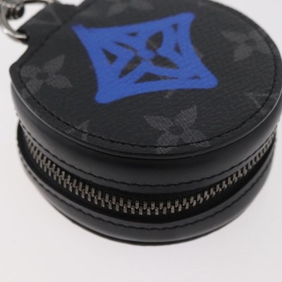 LOUIS VUITTON Monogram Eclipse Etui Earphones Earphone Case GI0844