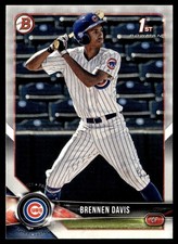 2018 Bowman Draft Brennen Davis Chicago Cubs #BD-47