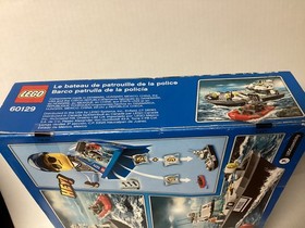 LEGO CITY: Police Patrol Boat (60129) Retired-New Sealed-Some Box Damage
