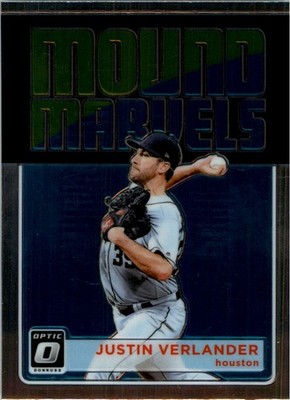 2018 Donruss Optic Mound Marvels #6 Justin Verlander - BB