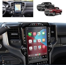 12 inches Tempered Glass Screen Protector for 2019-2025 Dodge Ram 1500, Gloss