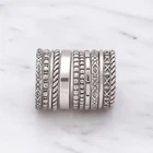 925 Sterling Silver Stackable Ring Set: Boho Silver Band Rings All Size