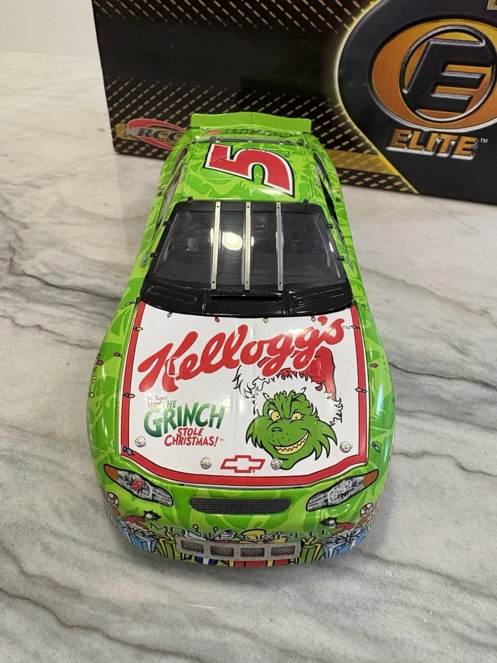 Terry Labonte 2000 The Grinch Kelloggs ELITE Nascar 1/24 Diecast Action #5 - Image 2 of 4
