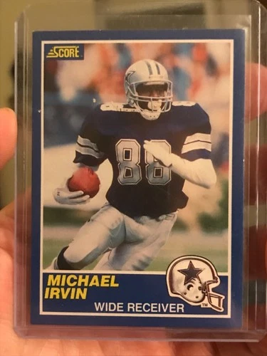 1989 Score - Michael Irvin #18 (RC)
