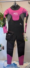 Mares Ice Skin Women's M 7mm Semi-Dry Wetsuit w/Hood; Excellent cond. Euro-Model