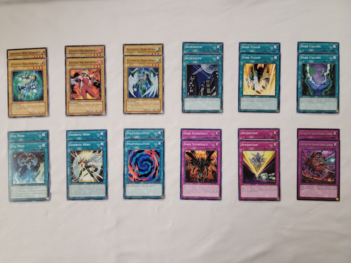 Evil Hero Deck Yugioh (48 Cards) Elemental HERO Fusion | eBay Evil Hero Deck Yugioh (48 Cards) Elemental HERO Fusion | eBay