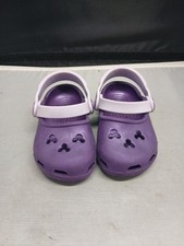 Crocs Kids Classic Clog Mickey Mouse Purple Sz 2/3 Toddler Sandal Comfort Crocs
