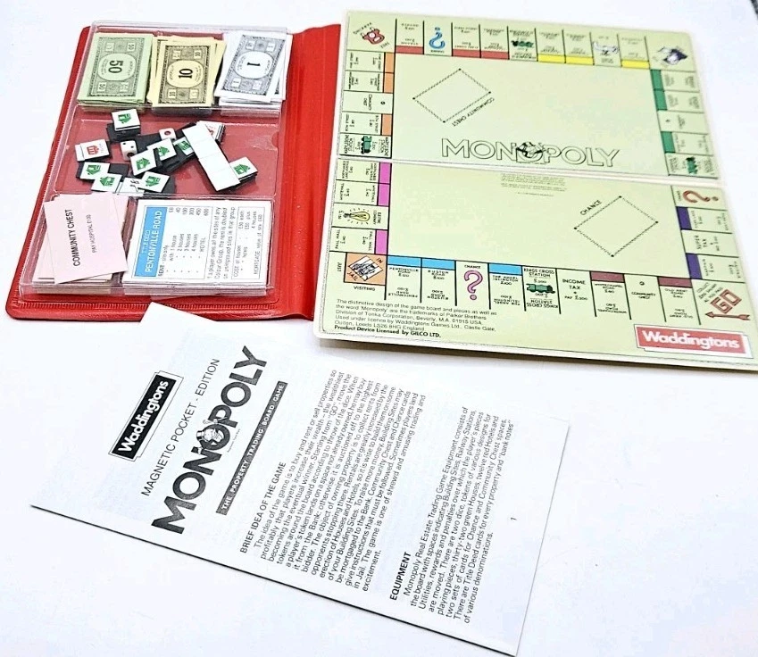 Waddingtons: Monopoly - Magnetic Pocket Edition - Travel Board Game - Image 4 of 4