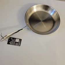 Calphalon Stainless Steel 10 inch Tri Ply Skillet Steak Fry Pan 1390 NEW