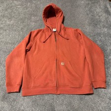 Carhartt Pink WK185 VRS Heavyweight Full Zip Hoodie Sweatshirt Women  s XL