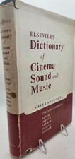 Elsevier's Dictionary of Cinema Sound & Music by W.E. Clason (Hardcover, 1956)