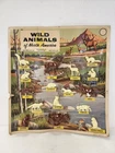 RARE! 1960s Marx Wild Animals of North America Sealed Blister Card Figure Set B4