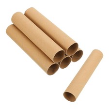 6 Pack Cardboard Tubes,Toilet Paper Rolls Corrugated Roll,7.87x1.58",Brown